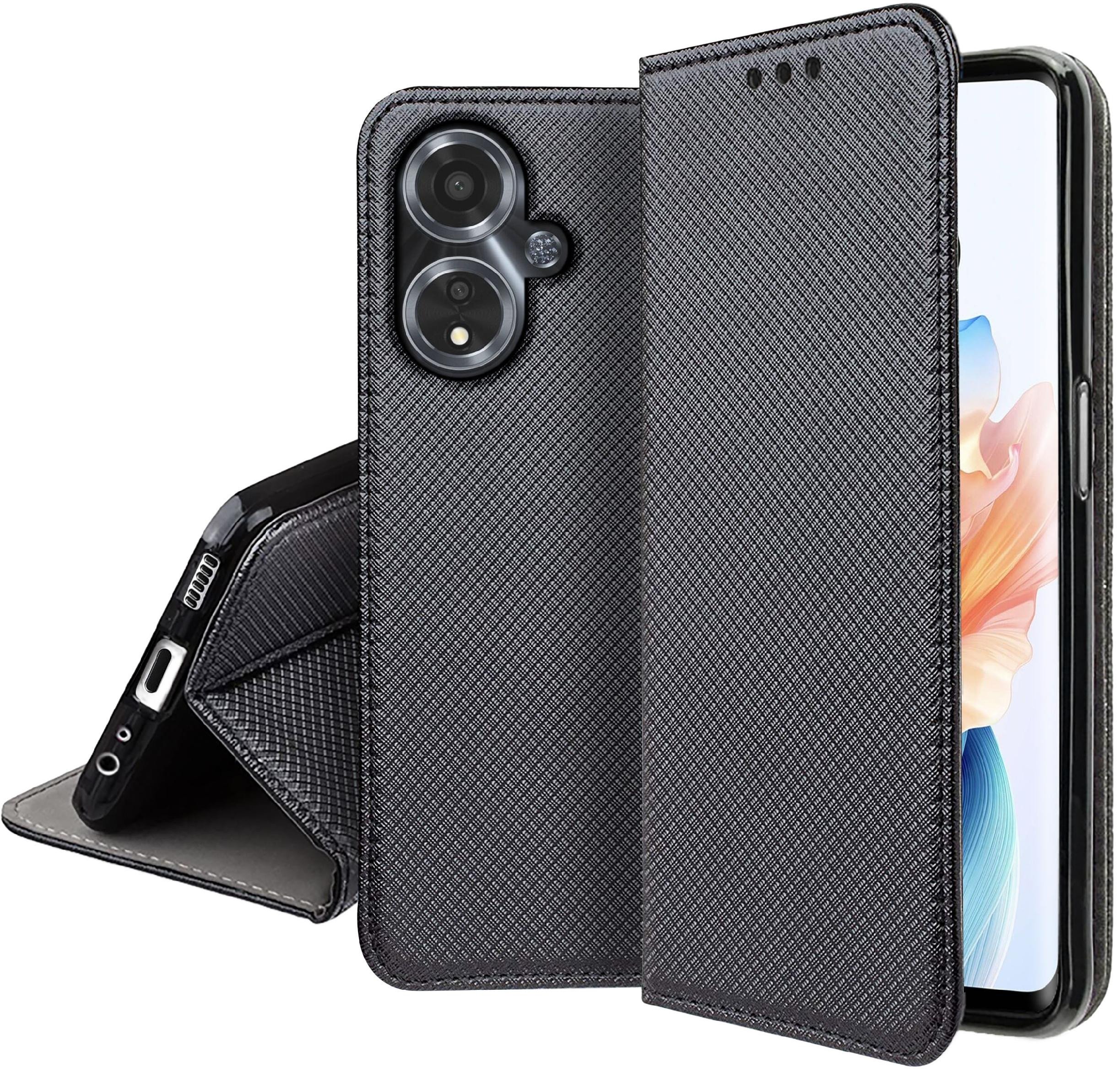 Etui do Oppo A59 5G |SMART MAGNET CASE PORTFEL + SZKŁO OCHRONNE 9H