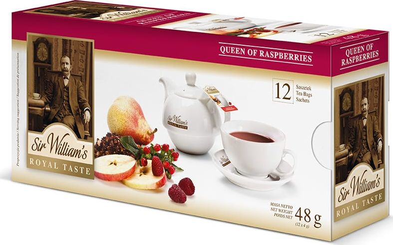 Sir Williams Herbata Royal Taste Queen of Raspberries 12 torebek