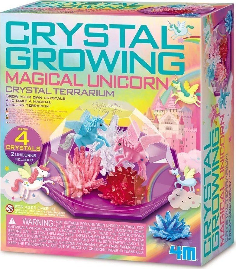 4M 4M Magical Unicorn Crystal Terrarium