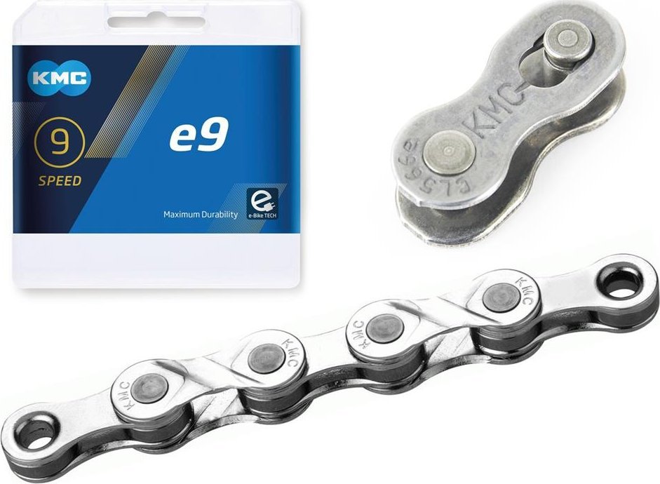 KMC KMC e9 grandinė | 9 pavarų | Sidabrinis