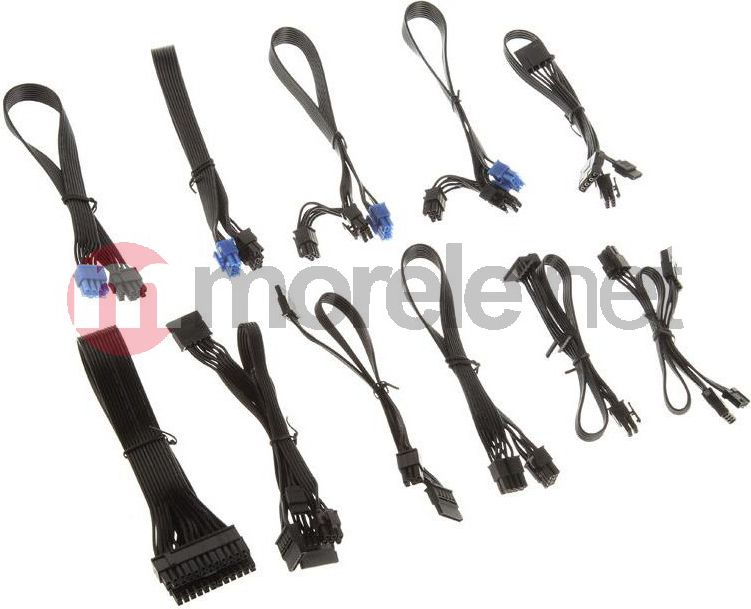 SilverStone Zestaw kabli, Czarny (SST-PP05-E)