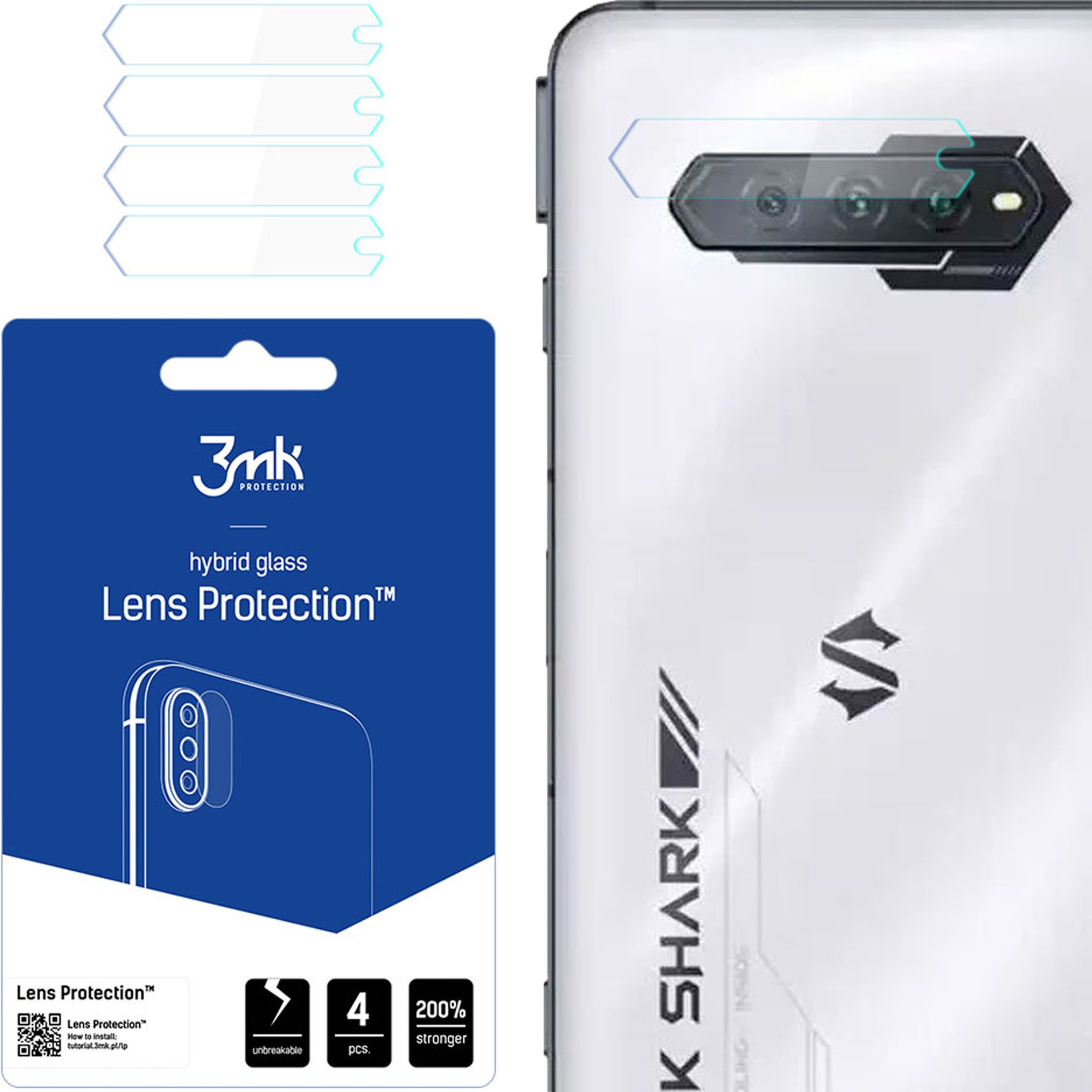 XIAOMI BLACK SHARK 4S/4S PRO - 3MK LENS PROTECTION