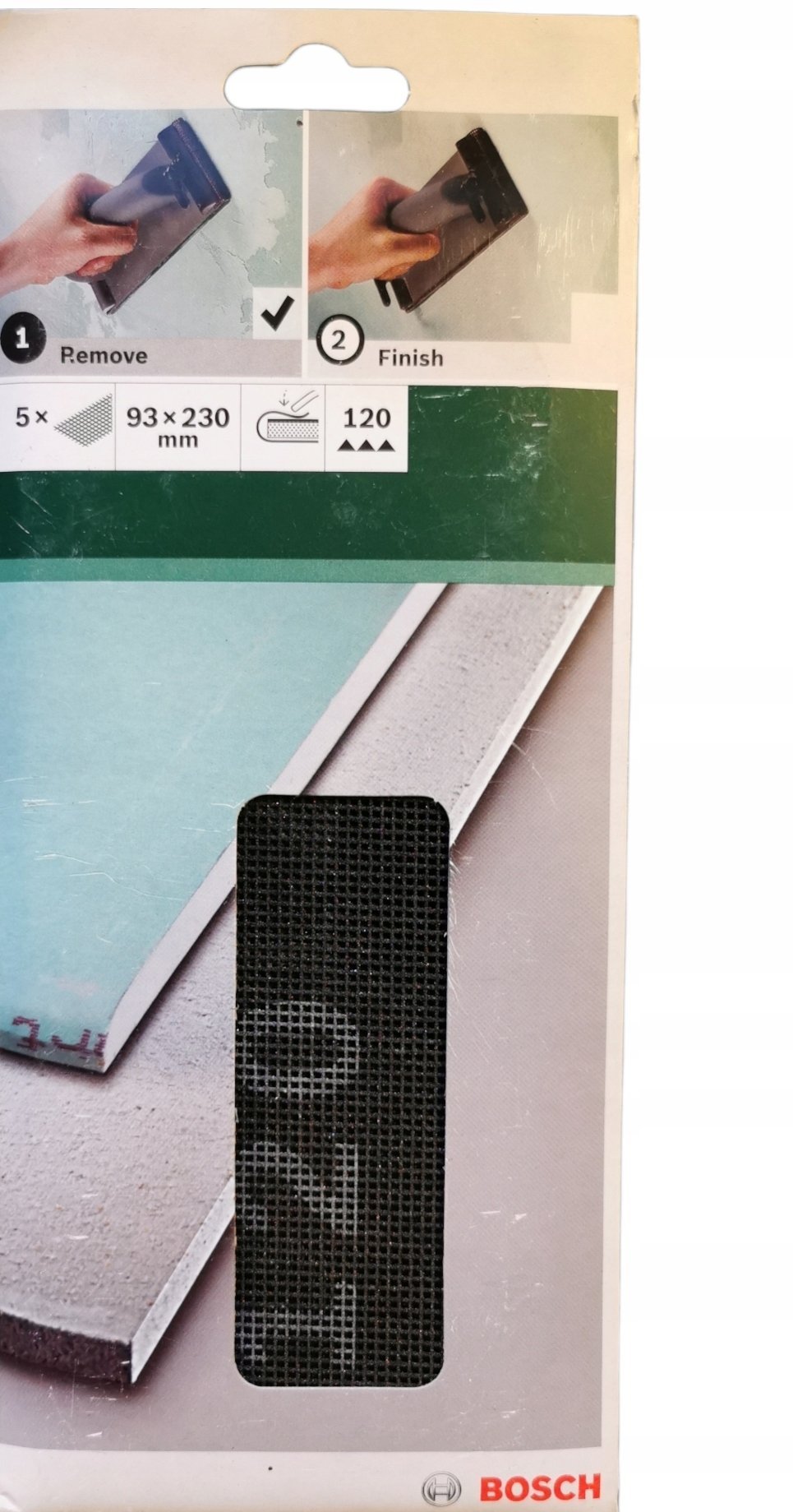 Bosch DIY siatka ścierna 93x230mm K120