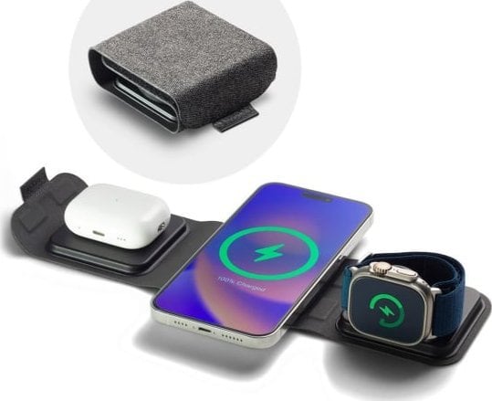 Ładująca stacja bezprzewodowa Mophie 3w1 z MagSafe standard