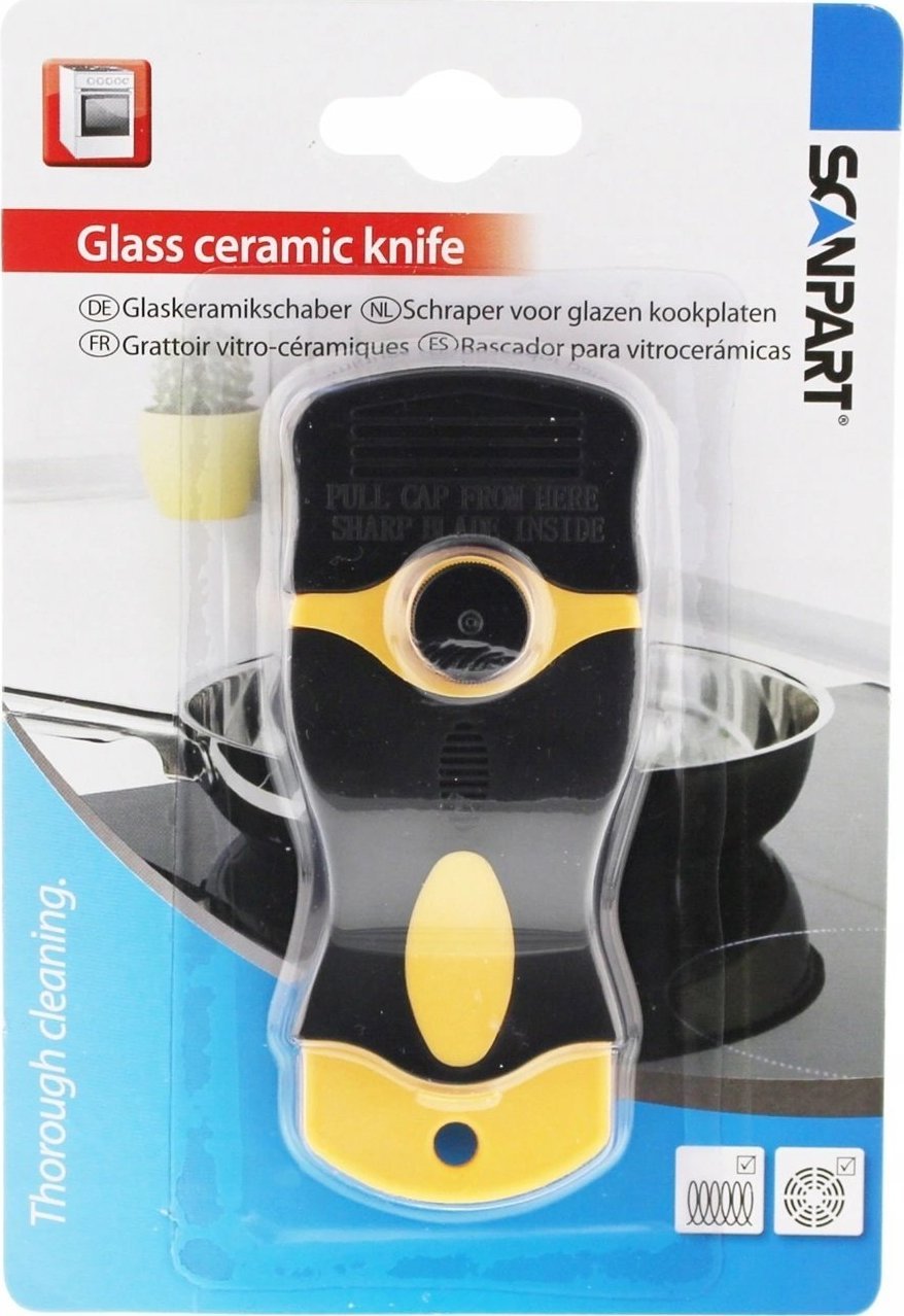 Scanpart SKROBAK ERGONOMICZNY DO PŁYT INDUKCYJNYCH I CERAMICZNYCH SCANPART