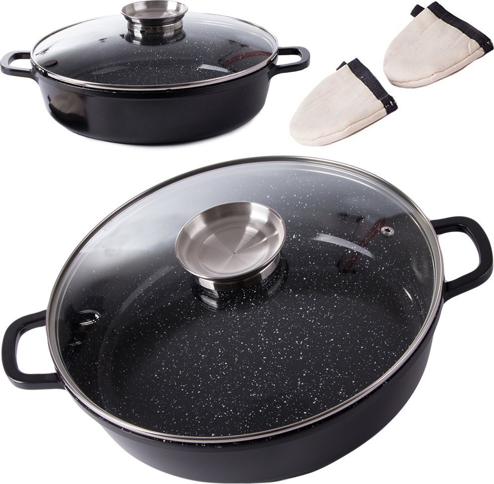 Garnek z aromatyzerem na przyprawy na indukcję gaz do pieczenia duży 6l Garnek z aromatyzerem na przyprawy na indukcję gaz do pieczenia duży 6l