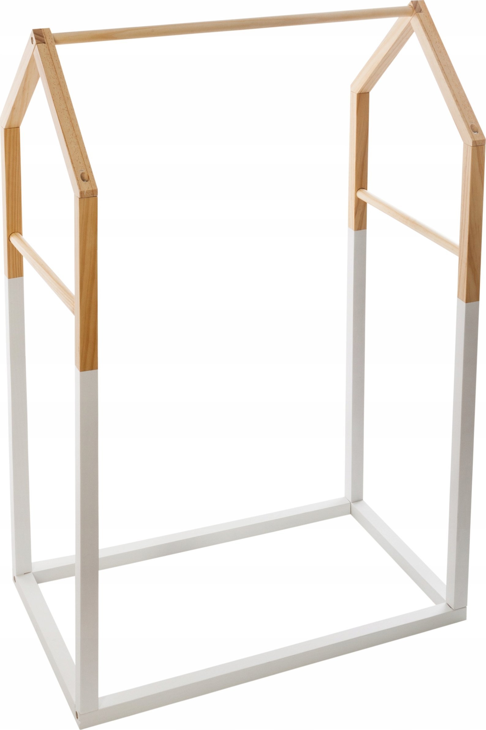 Atmosphera Wieszak stojący w kształcie domku biały