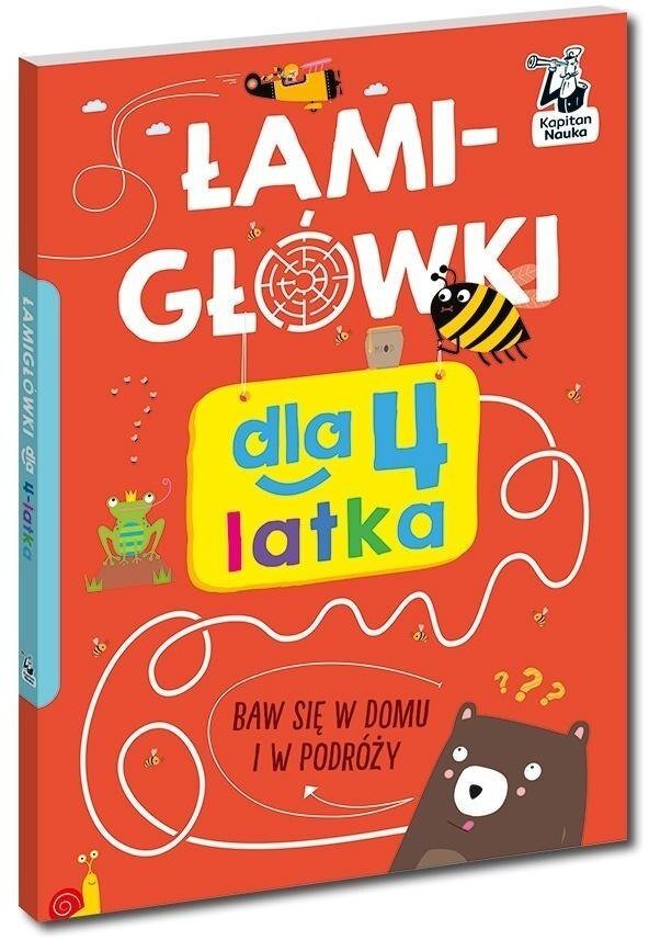 Kapitan Nauka. Łamigłówki dla 4-latka