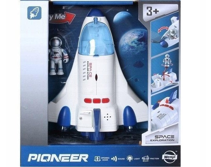 Rakieta św/dźw + ludzik kosmonauta 009636 69589