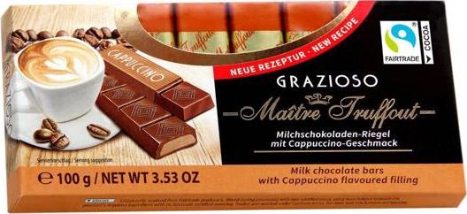 MaitreTruffout MaitreTruffout Grazioso Czekoladki z Nadzieniem Cappuccino 100 g