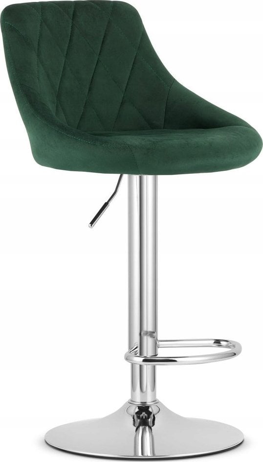 Leobert Hoker KAST - aksamit zieleń / baza chrom