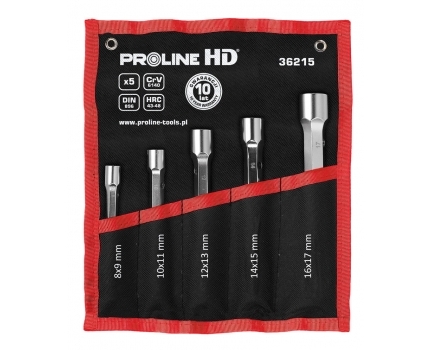 Pro-Line Zestaw kluczy rurowych dwustronnych 12-kątnych 8-17mm 5szt. (36215)