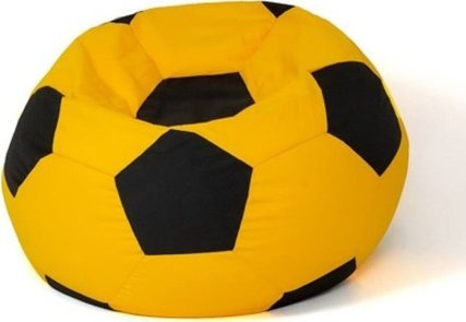 Go Gift Pufa worek sako PIŁKA żółty-czarny XL 120