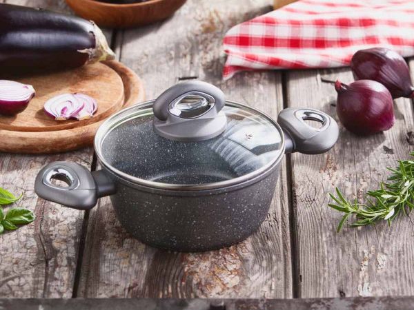 Lumarko valdinox rock garnek 18cm z pokrywą 1,7l