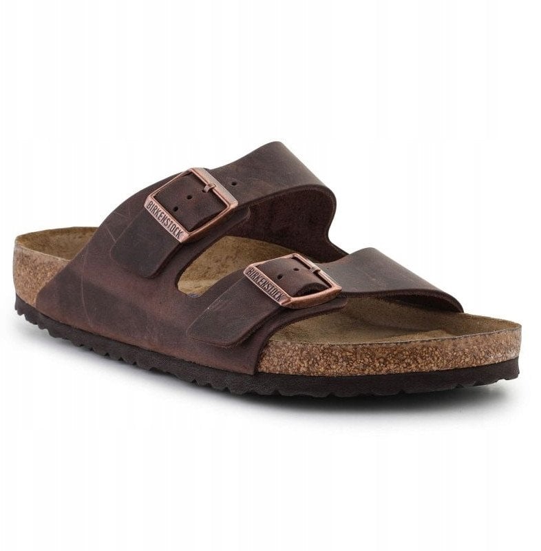 Birkenstock Arizona FL WB Habana 452761 Brązowe 41