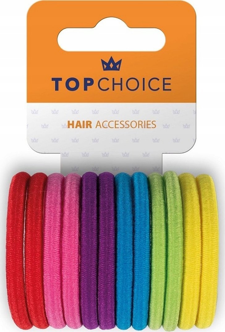 Top Choice Gumki do włosów 12szt.