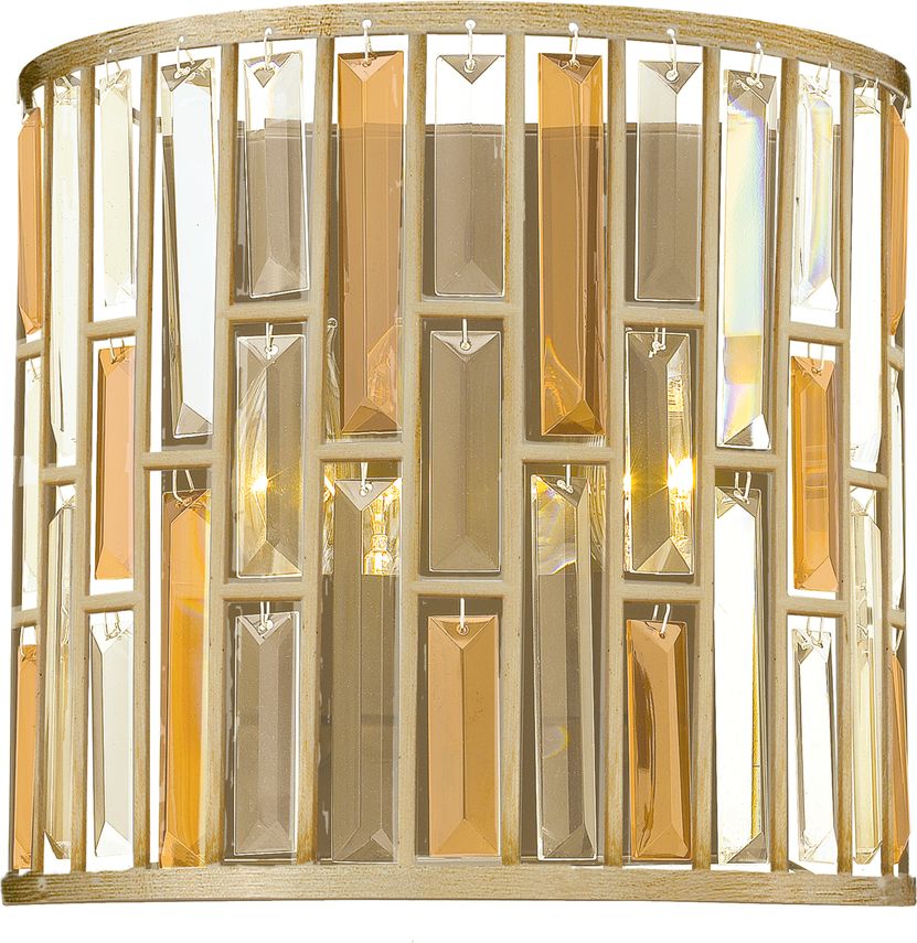 Kinkiet Elstead Kinkiet ścienny do korytarza bursztynowy Elstead GEMMA HK-GEMMA2-A-SL