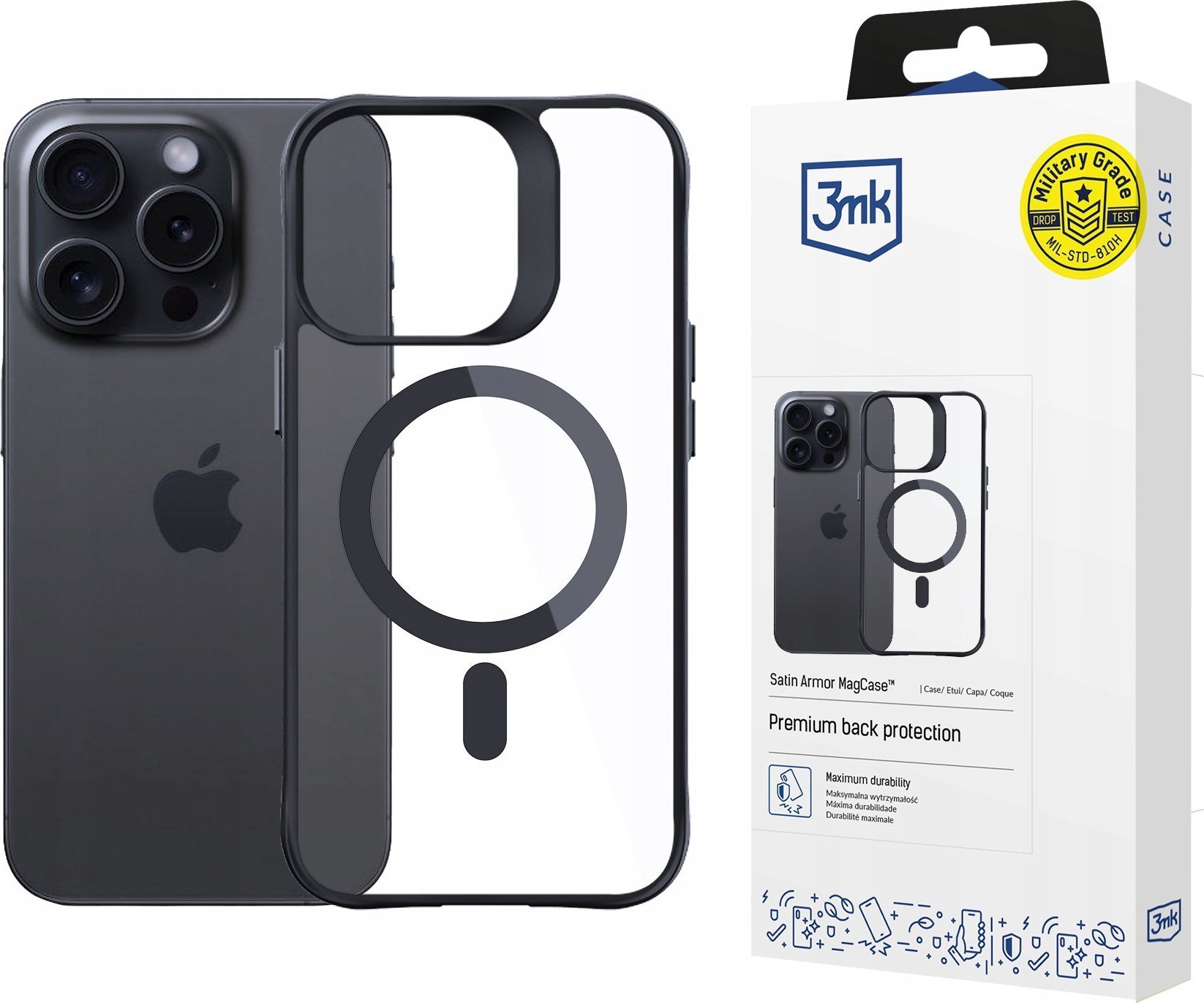 3MK Etui Satin Armor Case do Apple iPhone 13 Pro