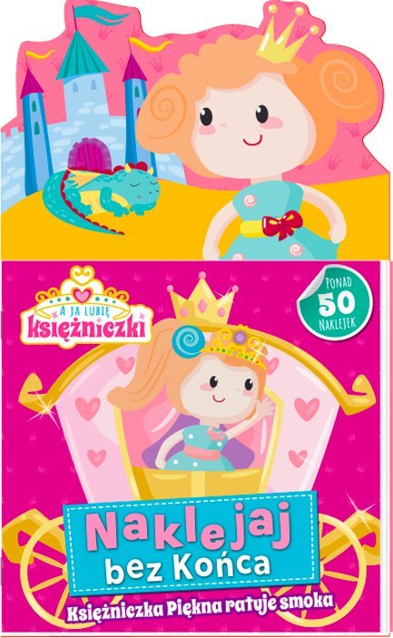 WMF Naklejaj bez końca Księżniczka piękna ratuje smoka