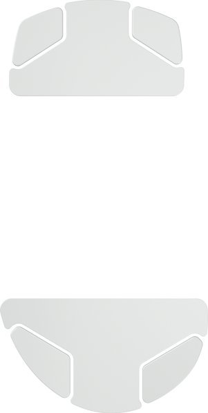 Ślizgacze Glorious PC Gaming Race Glorious PC Gaming Race G-Skates - Model D-, weiß (GLO-FT-DM-GSKT) - GAMO-956