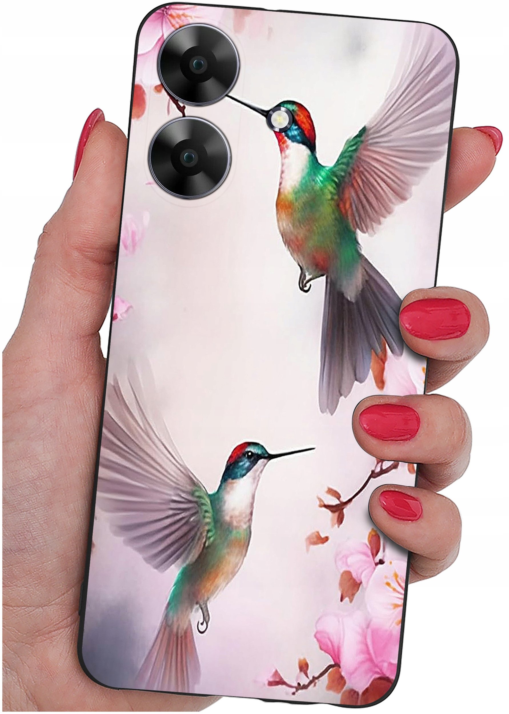 ETUI do Realme Note 60 CASE WZORY | SILIKONOWE MATT CASE + SZKŁO 9H