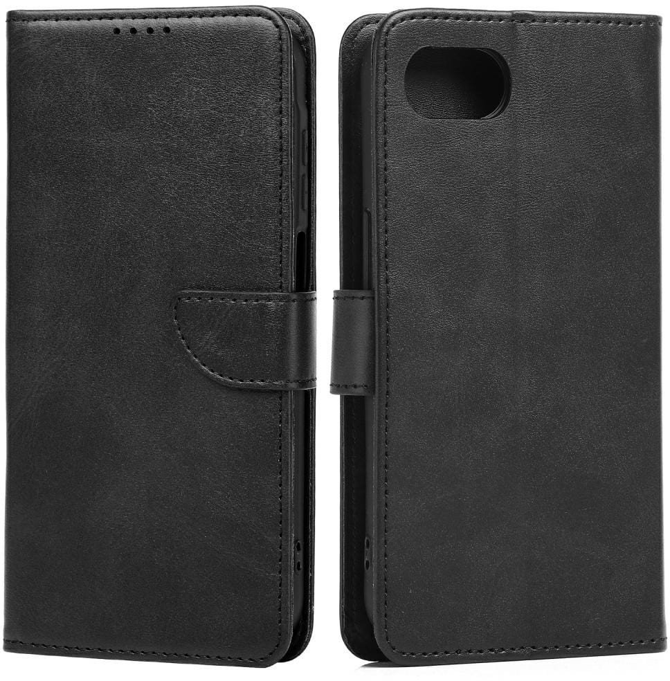 Etui Marv Wallet iPhone 16e czarny/black bookcase