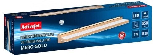 Kinkiet Activejet Kinkiet LED AJE-MERO GOLD