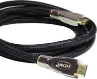 Kabel PYTHON Python HDMI« 2.0 Kabel 4K2K Nylongeflecht schwarz 1,5m