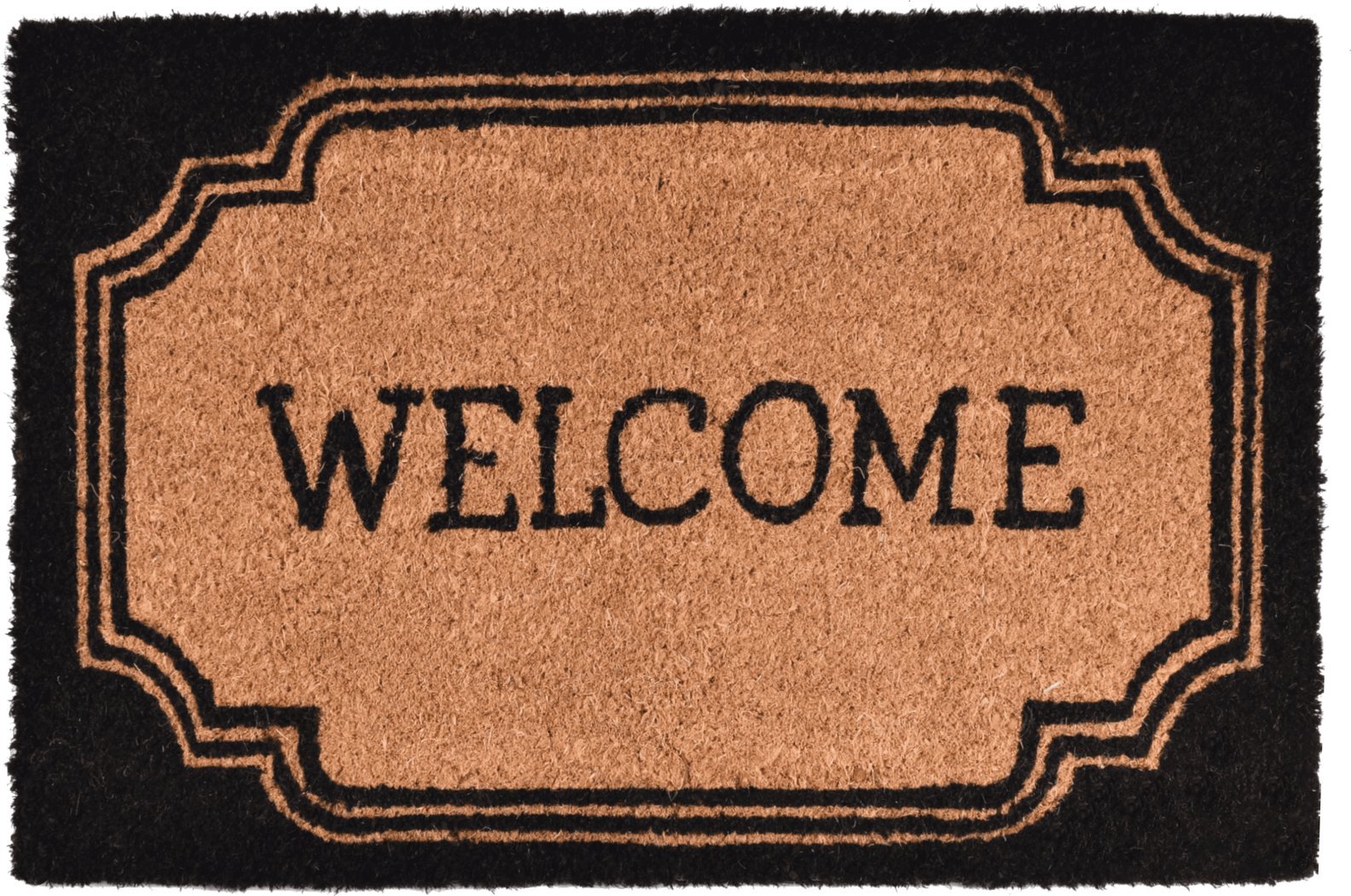 Wycieraczka kokosowa z nadrukiem WELCOME W RAMCE