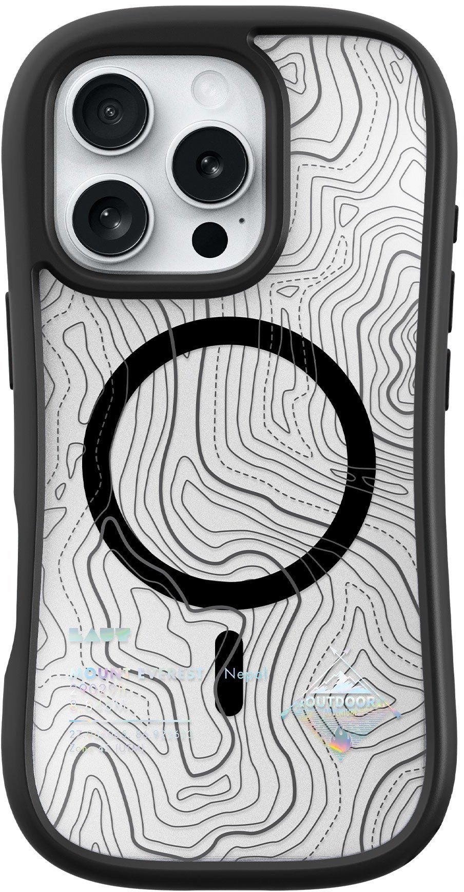 LAUT Pop Adventure pokrowiec na telefon komórkowy 15,5 cm (6.1") Przezroczysty, Czarny