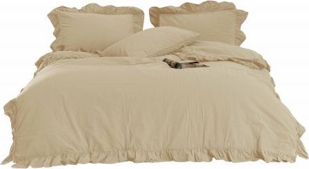 Darymex Pościel bawełniana AKDENIZ CREAM/200x220(P) STONEWASHED