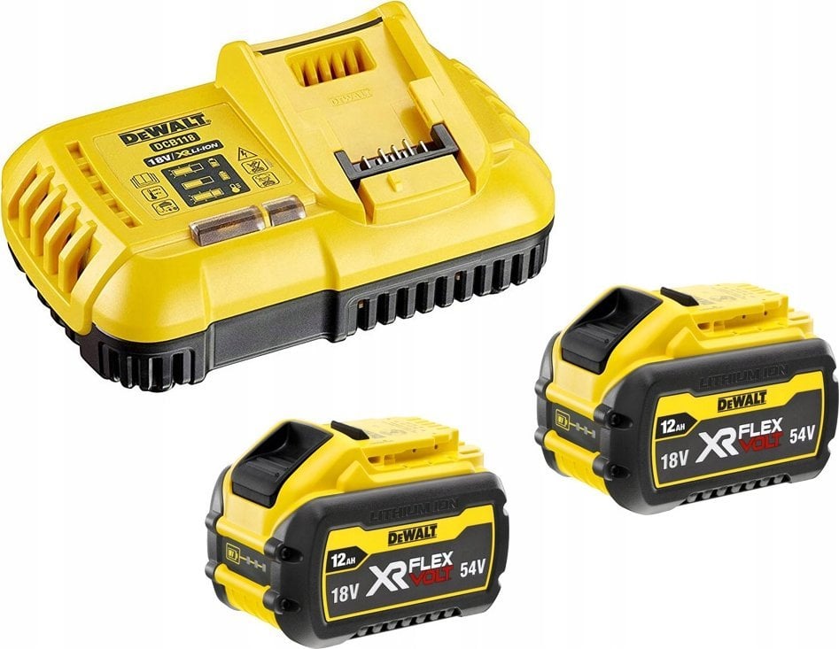 Dewalt DEWALT. BATTERY 18/54V 12.0/4.0Ah FV DCB548 x2 + CHARGER DCB118