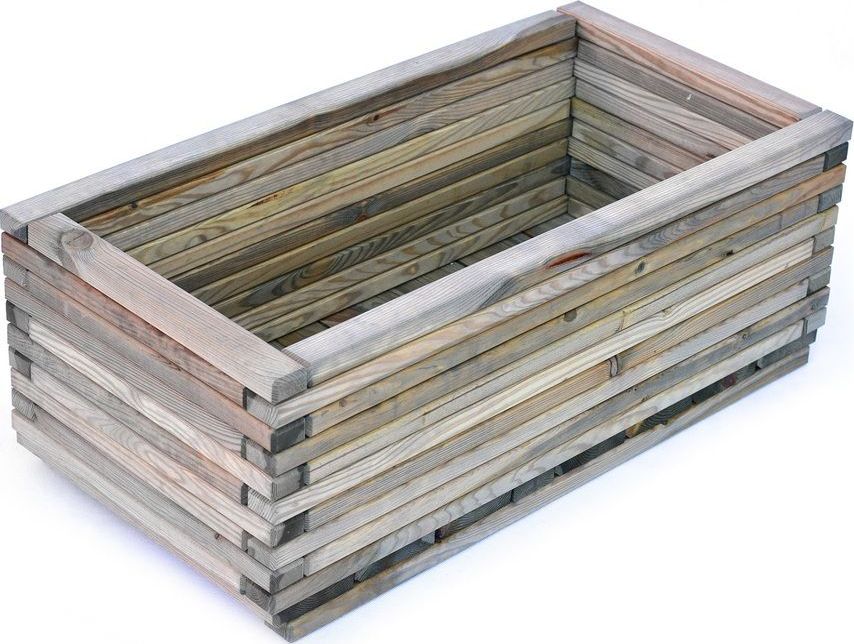 Tradgard Kwietnik ozdobny drewniany ogrodowy duży