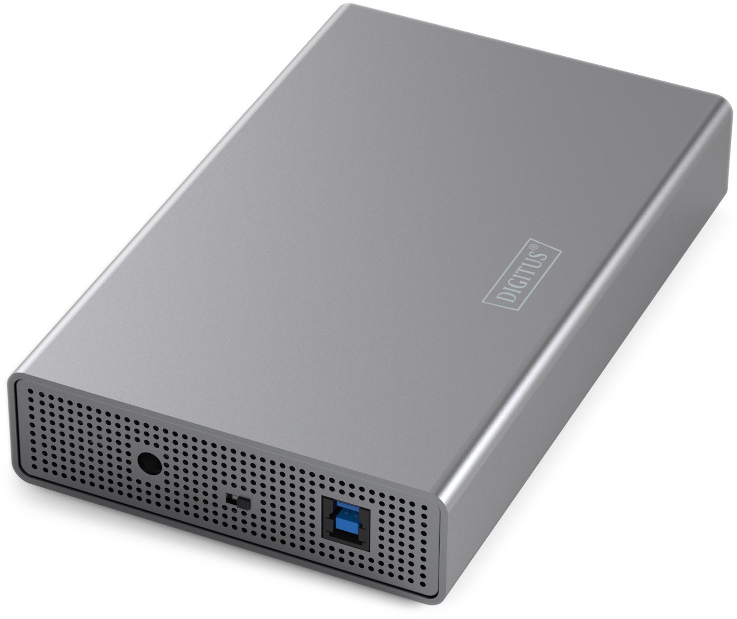 Obudowa USB 3.0 na dysk SSD/HDD 3.5 SATA III max. 16 TB z zasilaczem, aluminiowa
