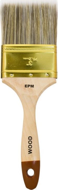 EPM PĘDZEL ANGIELSKI PŁASKI WOOD 76MM - 3''