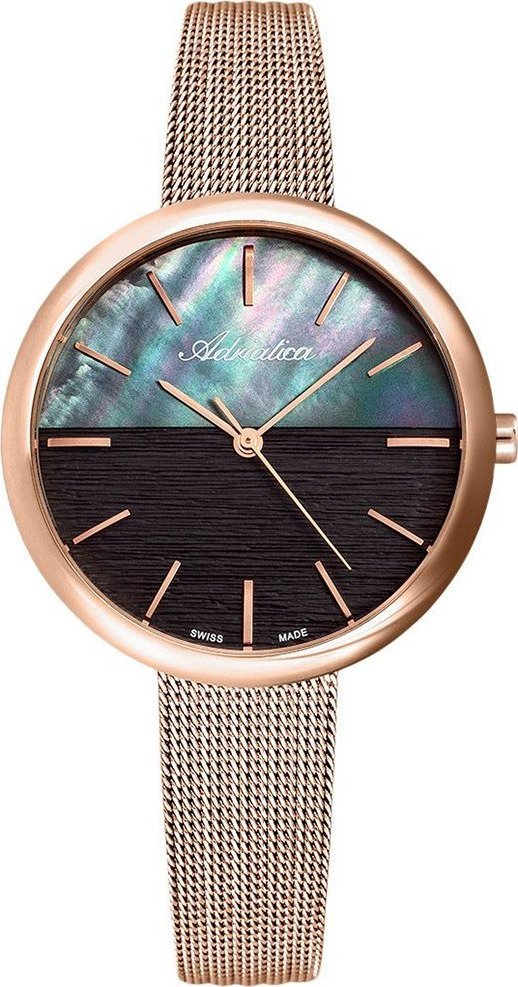 Zegarek Adriatica Zegarek damski Adriatica A3632.911MQ różowe złoto