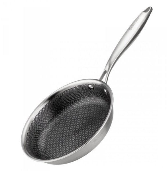 Patelnia Elitehoff PATELNIA stalowa 22cm z powłoką plaster miodu E-7546