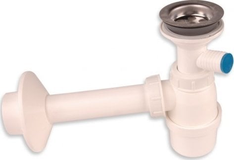 Syfon AKCES 19131 SYFON UMYWALKOWY BUTELKOWY SITKO NIERDZEWNE, PODŁ.PRALKA/ZMYW., KOREK PCV // SUT.A.32/50-PP