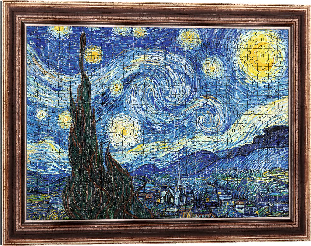 Trefl PuzzloRama Gwiaździsta Noc, Vincent van Gogh 500 elementów (37544)