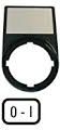 Eaton Tabliczka opisowa 0-I 50x30mm czarna (218147)