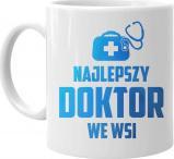 Koszulkowy Najlepszy doktor we wsi - kubek z nadrukiem
