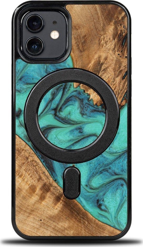 BeWood Etui Bewood Unique na iPhone 12 / 12 Pro - Turquoise z MagSafe