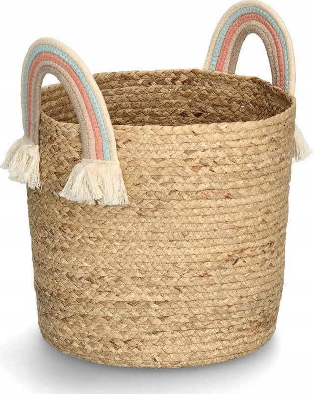 Zeller Kosz do przechowywania z plecionej trawy morskiej, Ø 35 cm