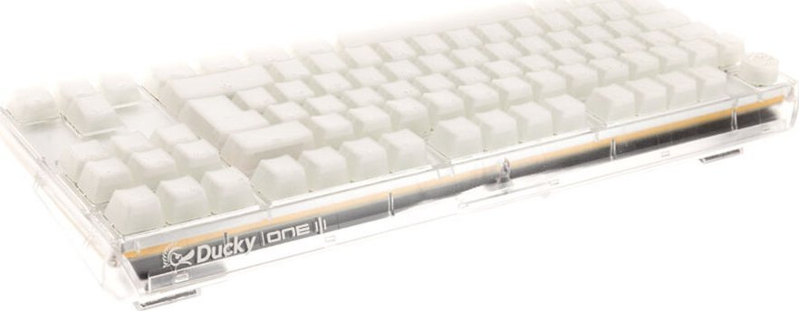 Klawiatura Ducky Ducky One 3 Aura White TKL Gaming Tastatur, RGB LED - MX-Speed-Silver