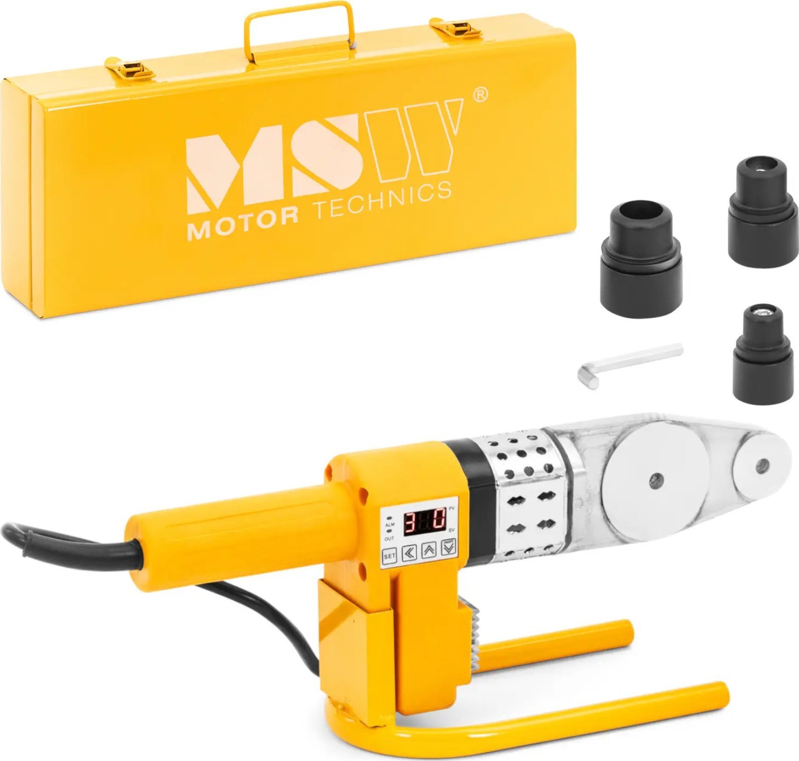 Zgrzewarka do rur PP PB PE PV o śr. 20-32 mm 300C 800 W - zestaw Zgrzewarka do rur PP PB PE PV o śr. 20-32 mm 300C 800 W - zestaw