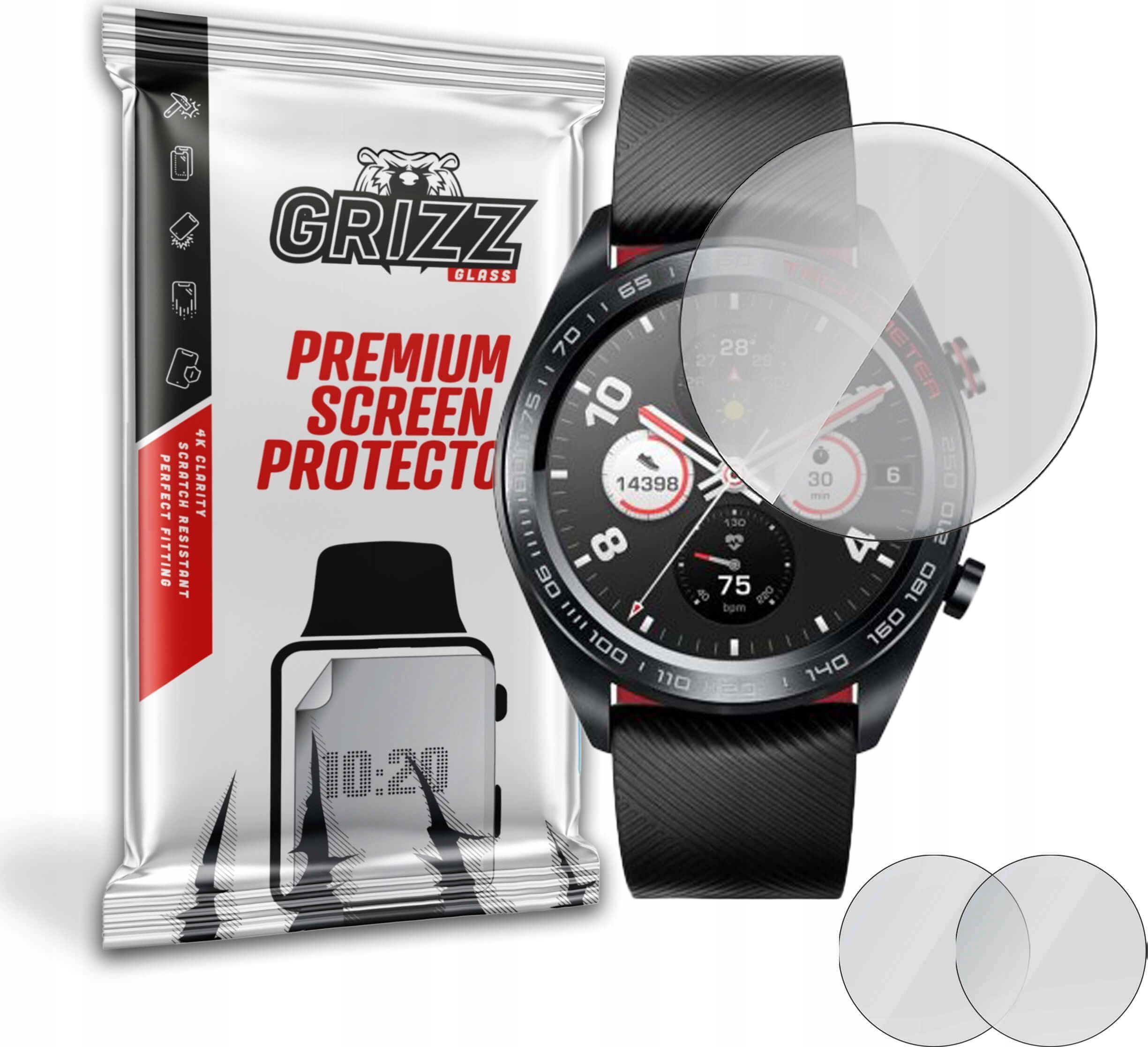 GrizzGlass Folia matowa Grizz Honor Watch Magic