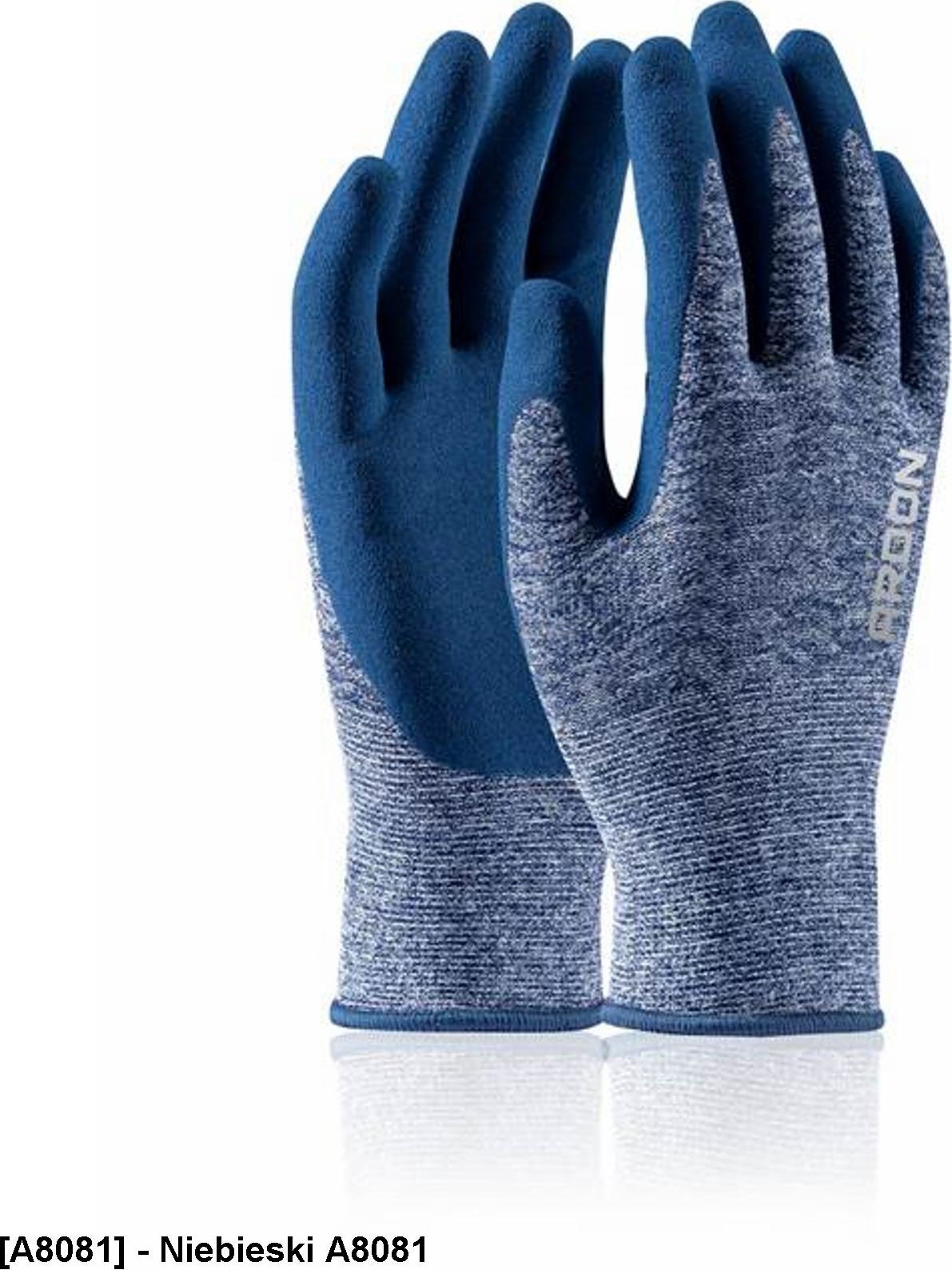 Ardon ARDON NATURE TOUCH 07/S A80 - rękawice częściowo powlekane, oddychające, pianka lateks, pozyskane z recyklingu + spandeks, - Niebieski A8081 10-
