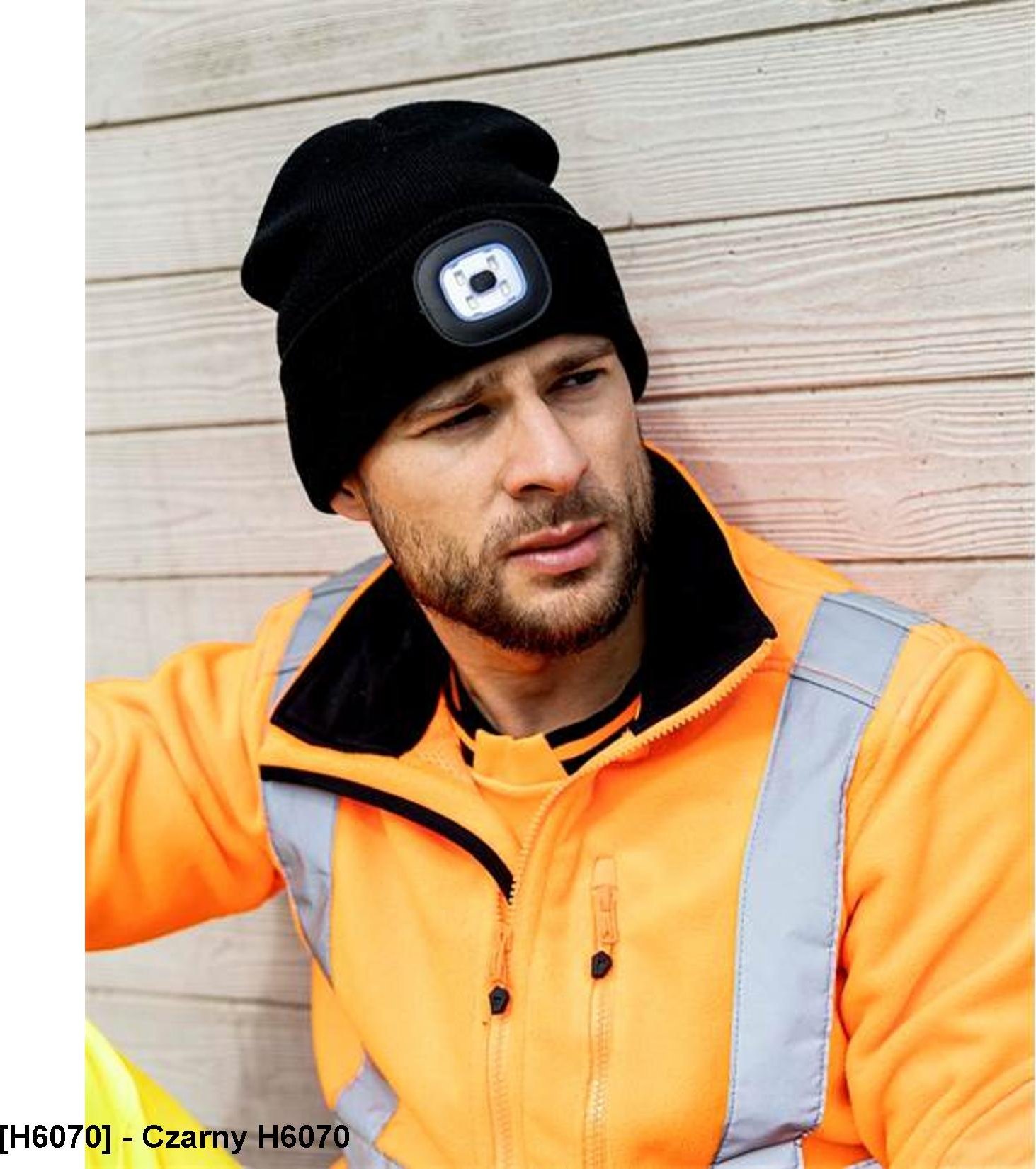 Ardon H6070 - LED - czapka zimowa z latarką - Czarny H6070