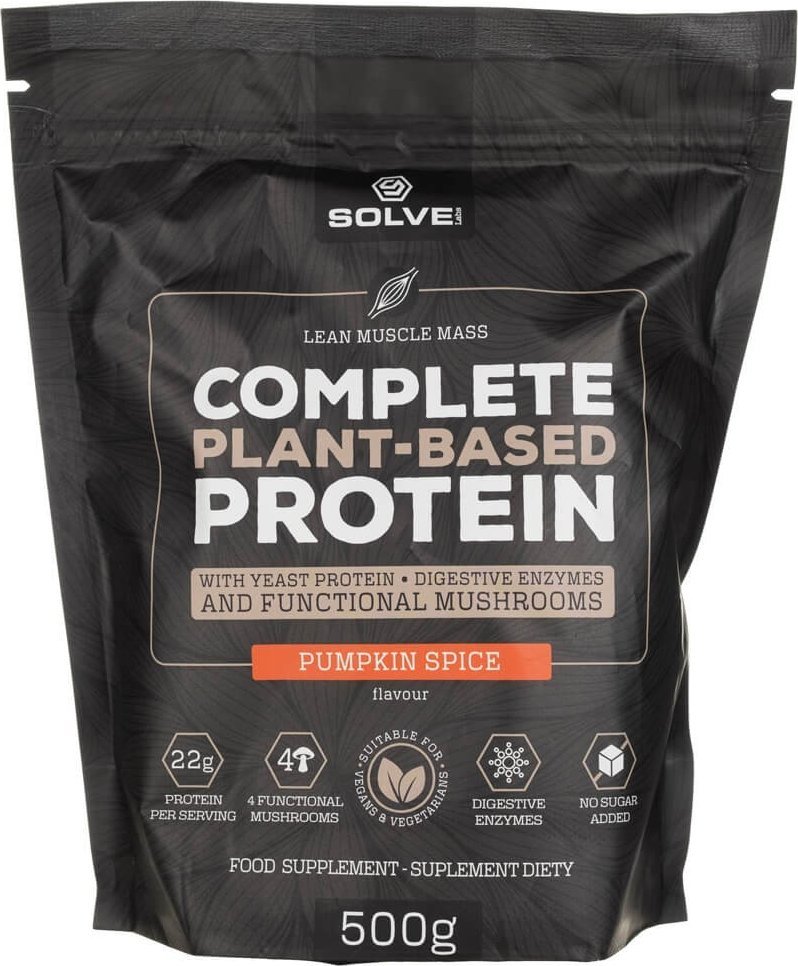 Triton Solve Labs Odżywka białkowa dyniowa Complete Plant-Based Protein Pumpkin Spice - 500 g