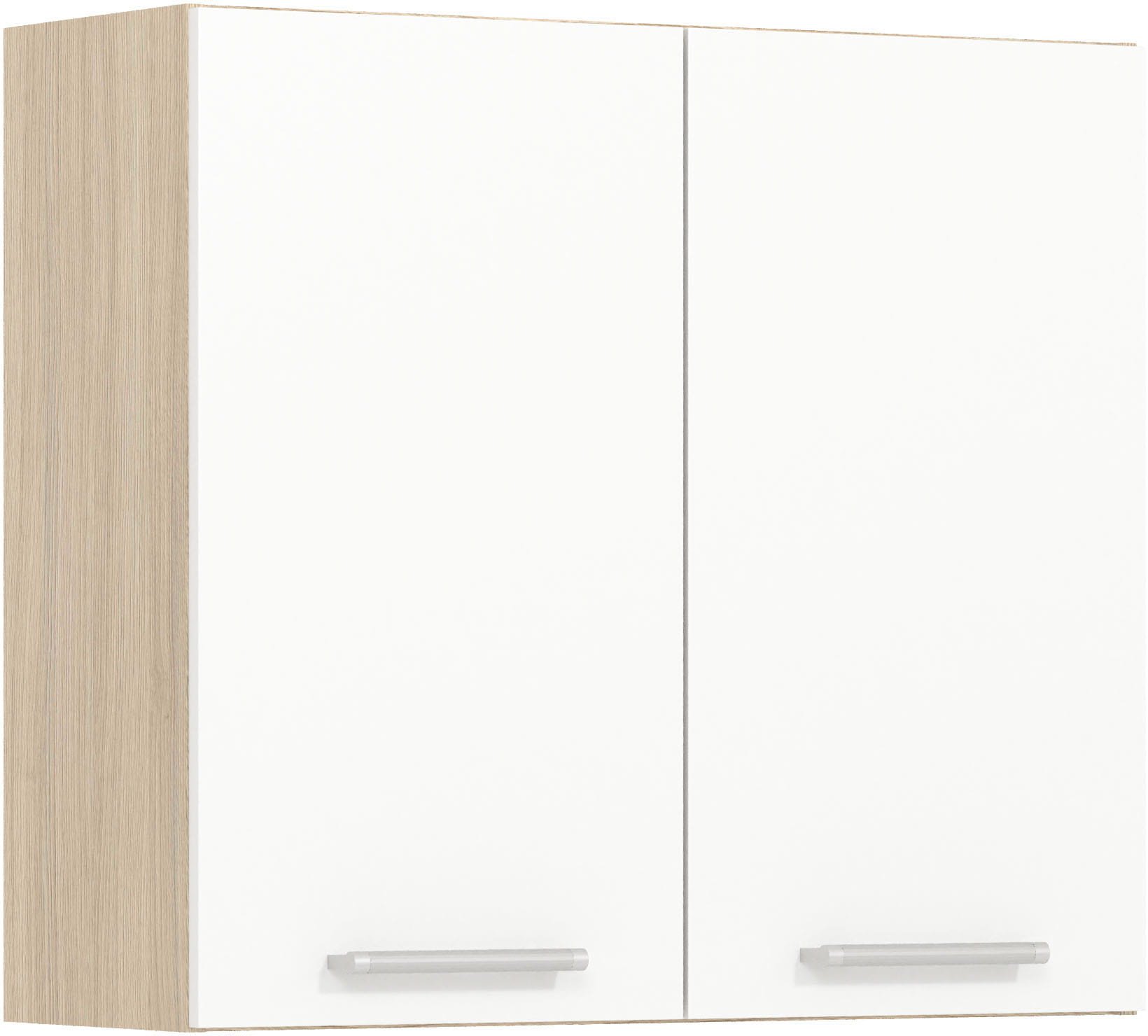 Szafka górna kuchenna dwudrzwiowa wisząca MODENA MD26/G80 biały połysk